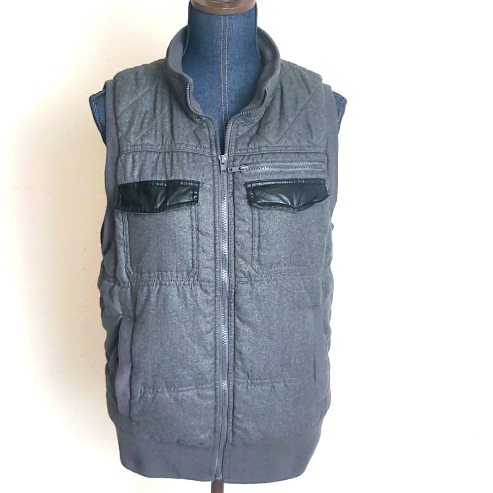 REPAIR Design Under Construction Quilted Gray Vest